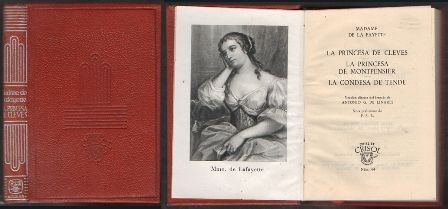LA PRINCESA DE CLEVES Y DOS OBRAS MAS. COL. CRISOL Nº 64