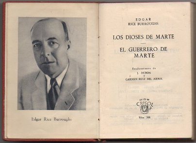 LOS DIOSES DE MARTE. EL GUERRERO DE MARTE. COL. CRISOL Nº 208