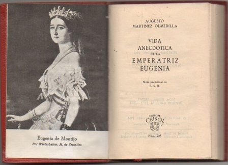 LA EMPERATRIZ EUGENIA. COL. CRISOL Nº 225