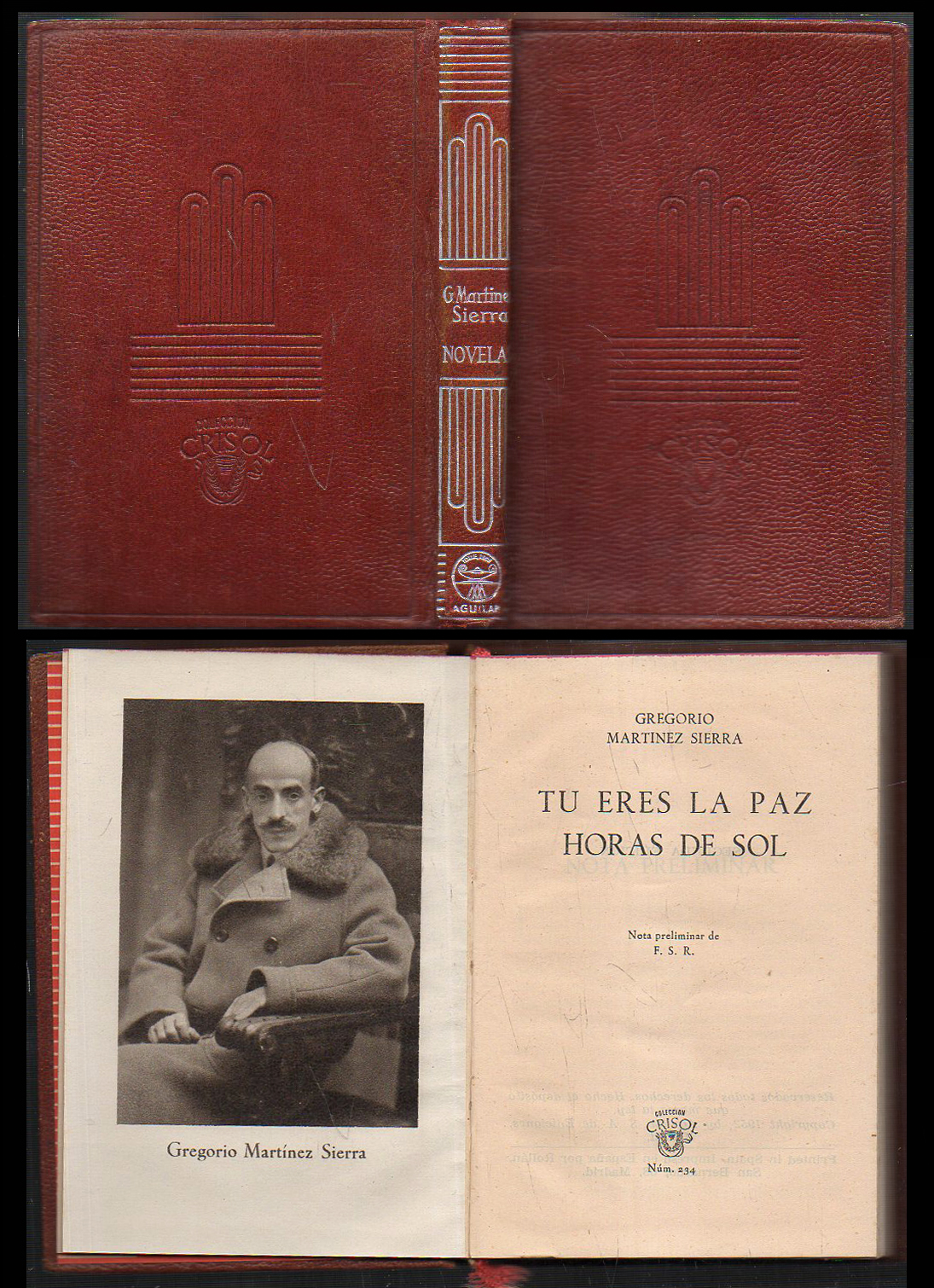 TU ERES LA PAZ. HORAS DE SOL. COL. CRISOL Nº 234