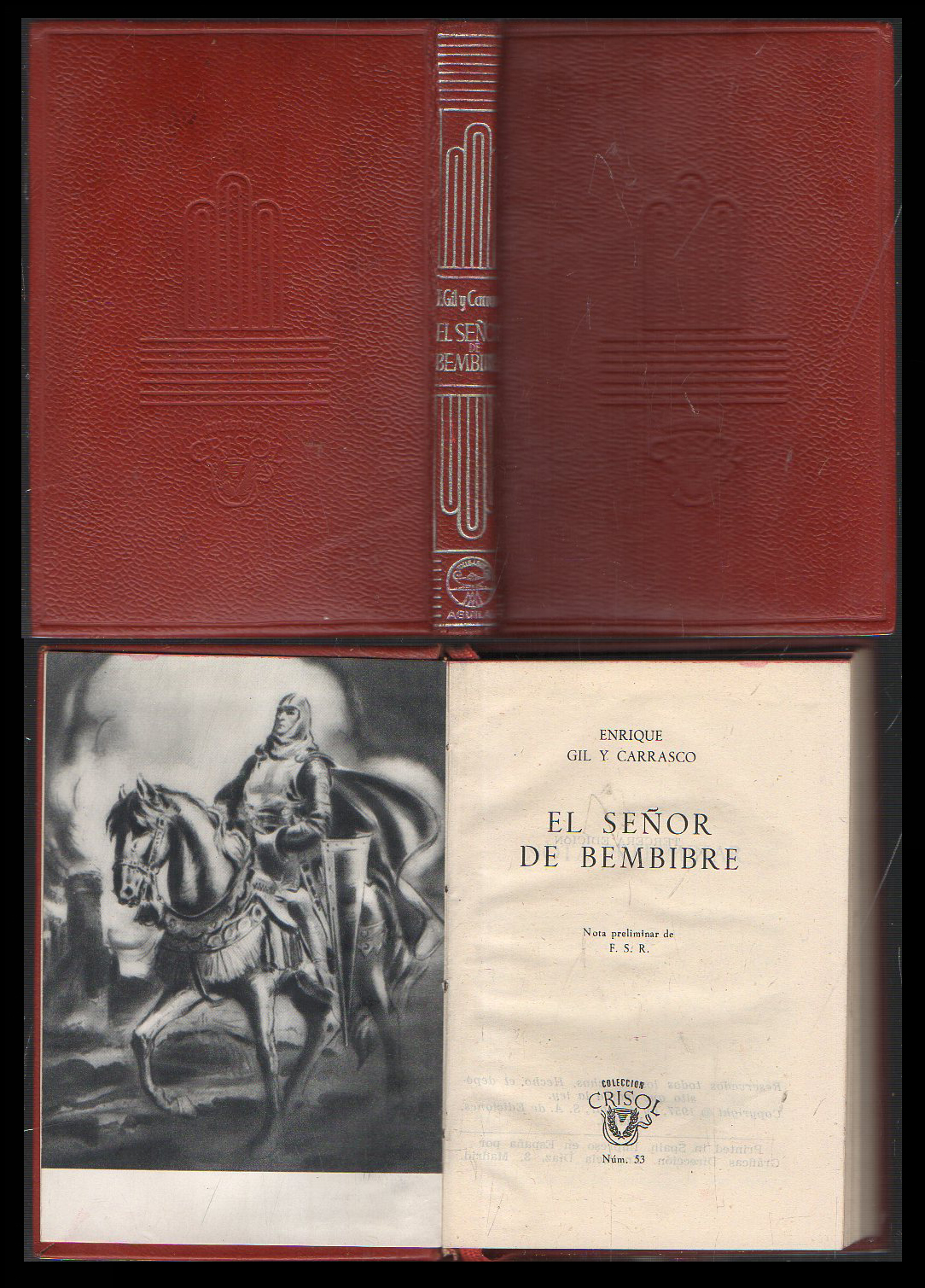 EL SEÑOR DE BEMBIBRE. COLECCION CRISOL Nº 53