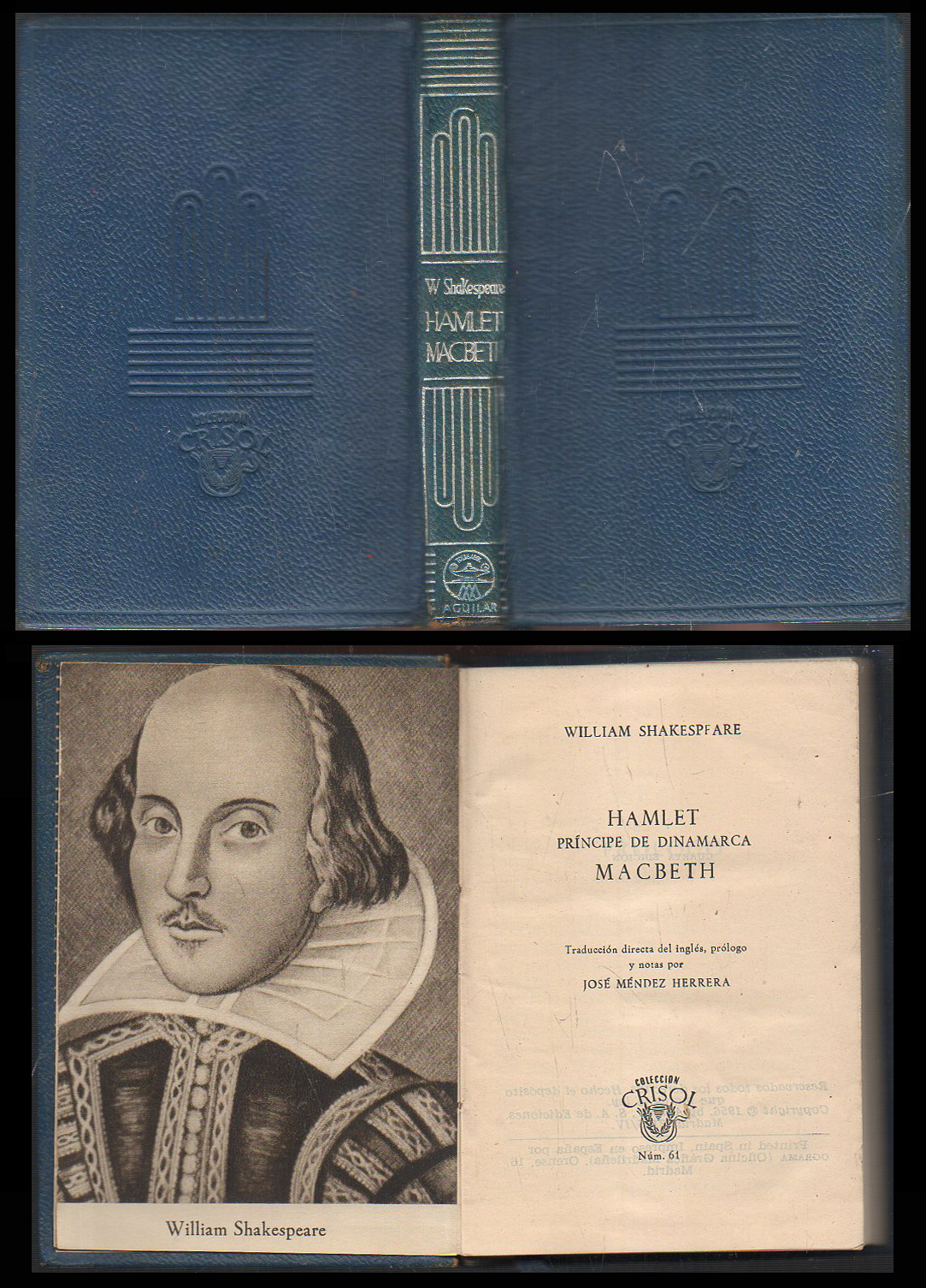 HAMLET. PRINCIPE DE DINAMARCA - MACBETH. COL. CRISOL  Nº 61