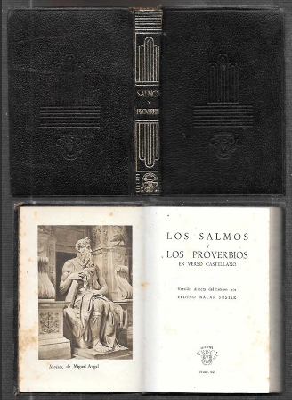 LOS SALMOS Y LOS PROVERBIOS EN VERSO CASTELLANO. COLECCIÓN CRISOL Nº 62