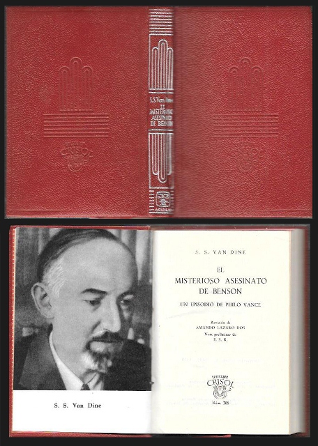 EL MISTERIOSO ASESINATO DE BENSON. COLECCION CRISOL Nº 308