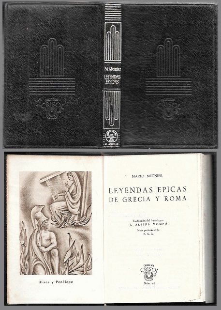 LEYENDAS EPICAS DE GRECIA Y ROMA - COLECCION CRISOL Nº 26