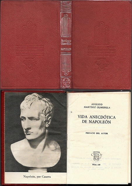 VIDA ANECDOTICA DE NAPOLEON - COLECCIÓN CRISOL Nº 239