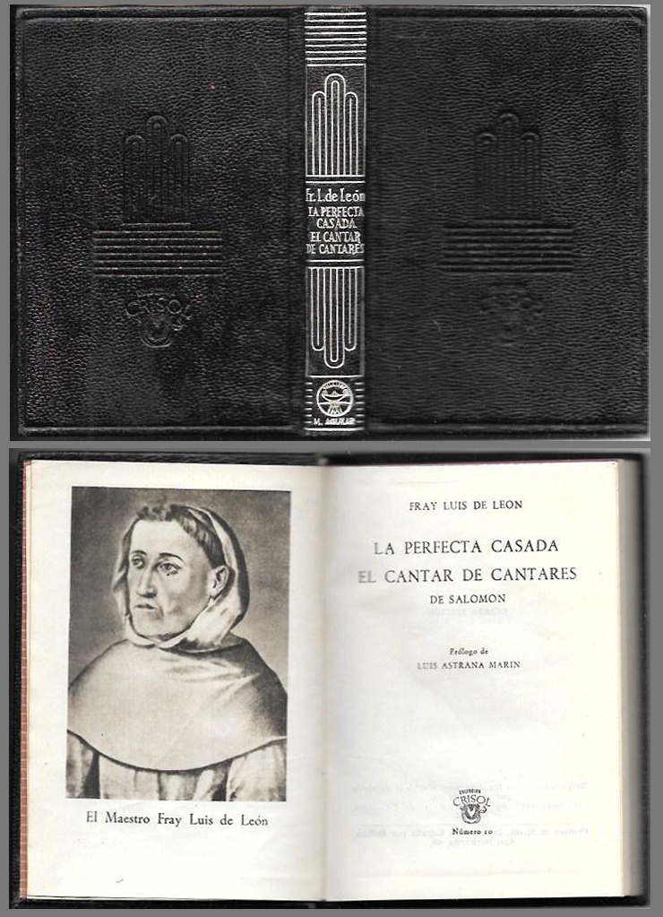 LA PERFECTA CASADA - EL CANTAR DE CANTARES - COLECCIÓN CRISOL  Nº 10