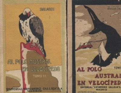 AL POLO AUSTRAL EN VELOCIPEDO.  2 TOMOS.