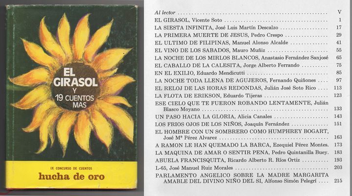EL GIRASOL Y 19 CUENTOS MAS. IX CONCURSO DE CUENTOS HUCHA DE ORO.