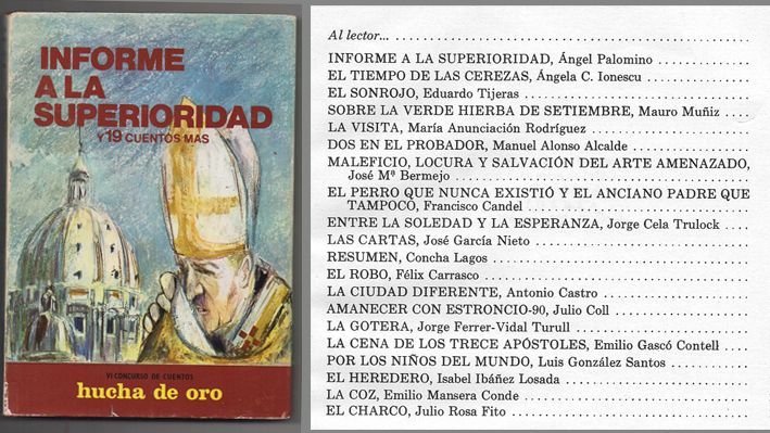 INFORME A LA SUPERIORIDAD Y 19 CUENTOS MAS. VI CONCURSO DE CUENTOS HUCHA DE ORO.