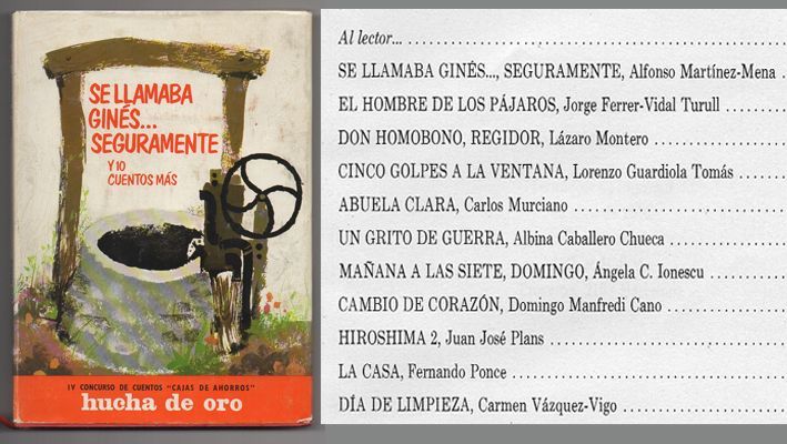 SE LLAMABA GINES…SEGURAMENTE Y 10 CUENTOS MAS. IV CONCURSO DE CUENTOS HUCHA DE ORO.