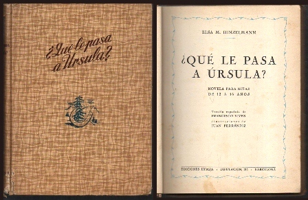 ¿QUE LE PASA A URSULA? - NOVELA PARA NIÑAS DE 9 A 16 AÑOS