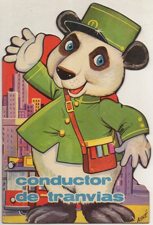 CUENTO TROQUELADO. CONDUCTOR DE TRANVIAS. CUENTOS TORAY SERIE "ZOO"