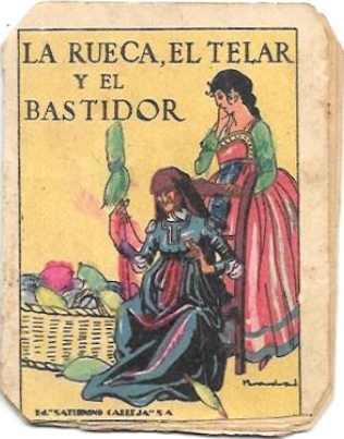 LA RUECA, EL TELAR Y EL BASTIDOR - RECREO INFANTIL CUENTOS MORALES SERIE VIII TOMO 146