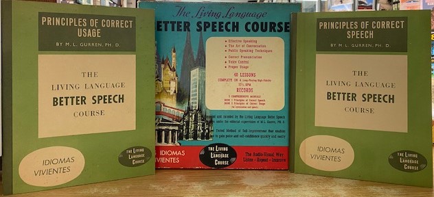 THE LIVING LANGUAGE BETTER SPEECH COURSE