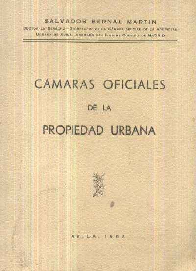 CAMARAS OFICIALES DE LA PROPIEDAD URBANA
