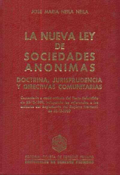 LA NUEVA LEY DE SOCIEDADES ANONIMAS