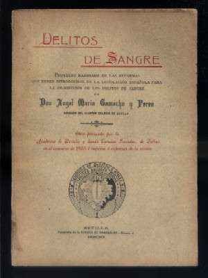 DELITOS DE SANGRE.