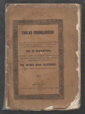 TABLAS CRONOLOGICAS. ILUSTRACION SINOPTICA DE LA HISTORIA DEL DERECHO ROMANO…
