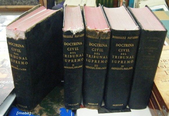 DOCTRINA CIVIL DEL TRIBUNAL SUPREMO. 5 TOMOS