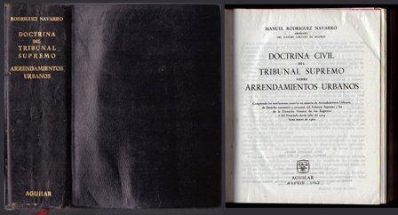 DOCTRINA CIVIL DEL TRIBUNAL SUPREMO SOBRE ARRENDAMIENTOS URBANOS