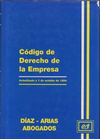 CODIGO DE DERECHO DE LA EMPRESA ACTUALIZADO A 1 DE OCTUBRE DE 1994