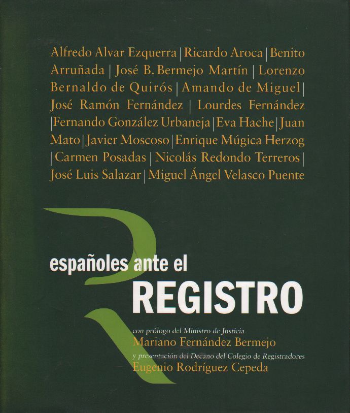 ESPAÑOLES ANTE EL REGISTRO