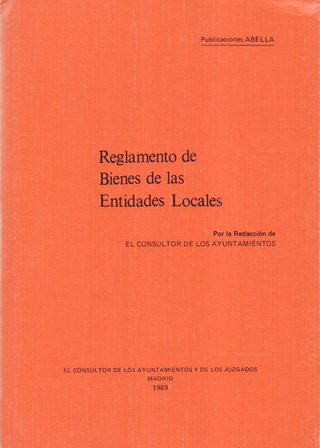 REGLAMENTO DE BIENES DE LAS ENTIDADES LOCALES