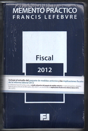MEMENTO PRACTICO FRANCIS LEFREBVE FISCAL 2012