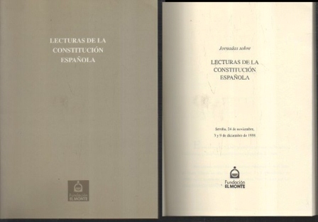 LECTURAS DE LA CONSTITUCION ESPAÑOLA