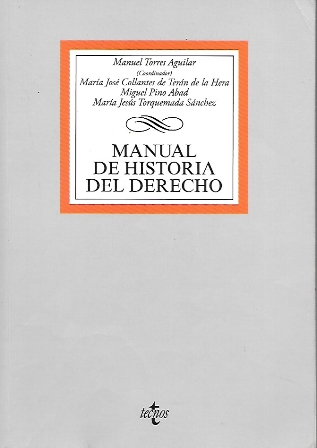 MANUAL DE HISTORIA DEL DERECHO