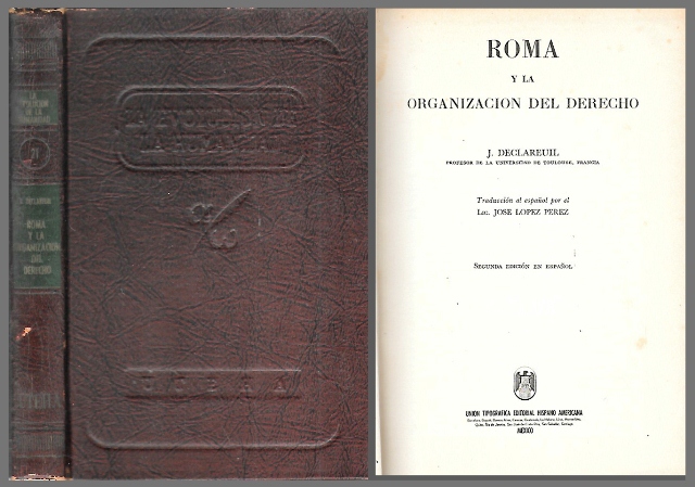 LA EVOLUCION DE LA HUMANIDAD Nº 21 - ROMA Y LA ORGANIZACIÓN DEL DERECHO