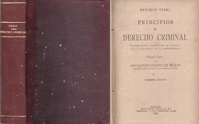 PRINCIPIOS DE DERECHO CRIMINAL - DELINCUENTE Y DELITO DE LA CIENCIA