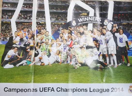 POSTER: CAMPEONES UEFA CHAMPIONS LEAGUE 2014