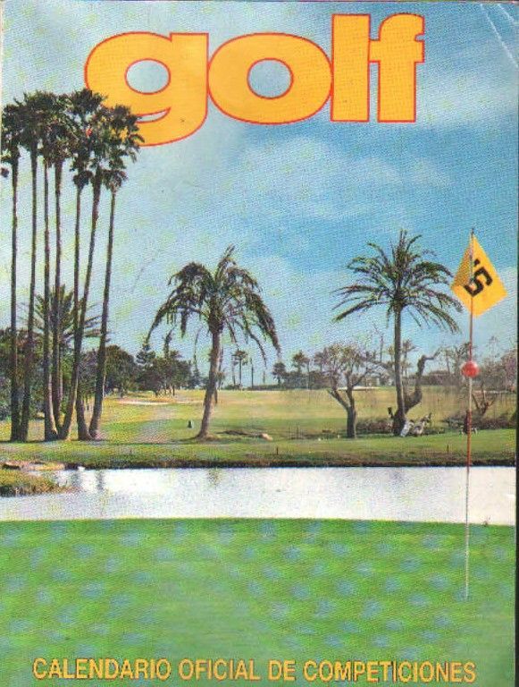 CALENDARIO NACIONAL DE COMPETICIONES 1992. GOLF.