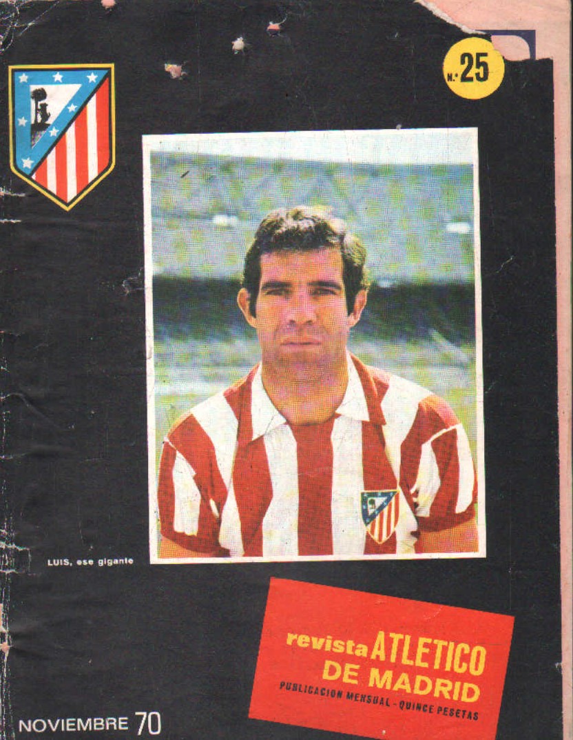 REVISTA ATLETICO DE MADRID NUMERO 25, NOVIEMBRE 70