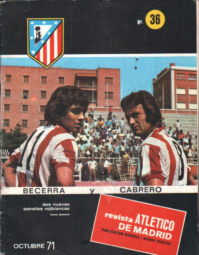 REVISTA ATLETICO DE MADRID NUMERO 36, OCTUBRE 71