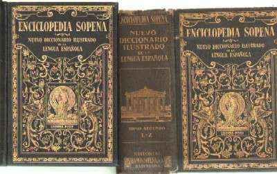 ENCICLOPEDIA SOPENA. NUEVO DICCIONARIO ILUSTRADO DE LA LENGUA ESPAÑOLA (2 TOMOS)