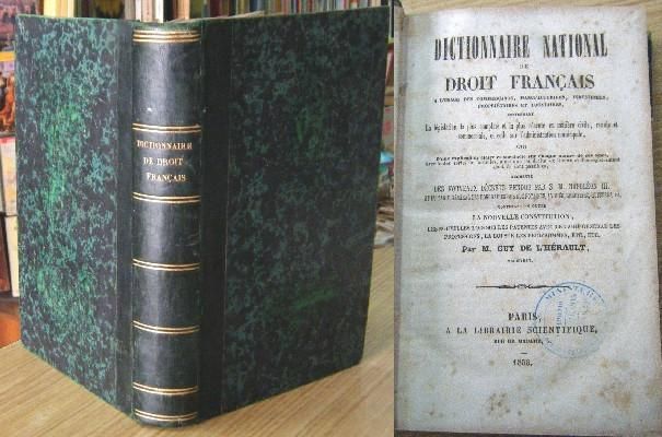DICTIONNAIRE NATIONAL DE DROIT FRANCAIS.