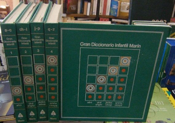 GRAN DICCIONARIO INFANTIL MARIN. 4 TOMOS.