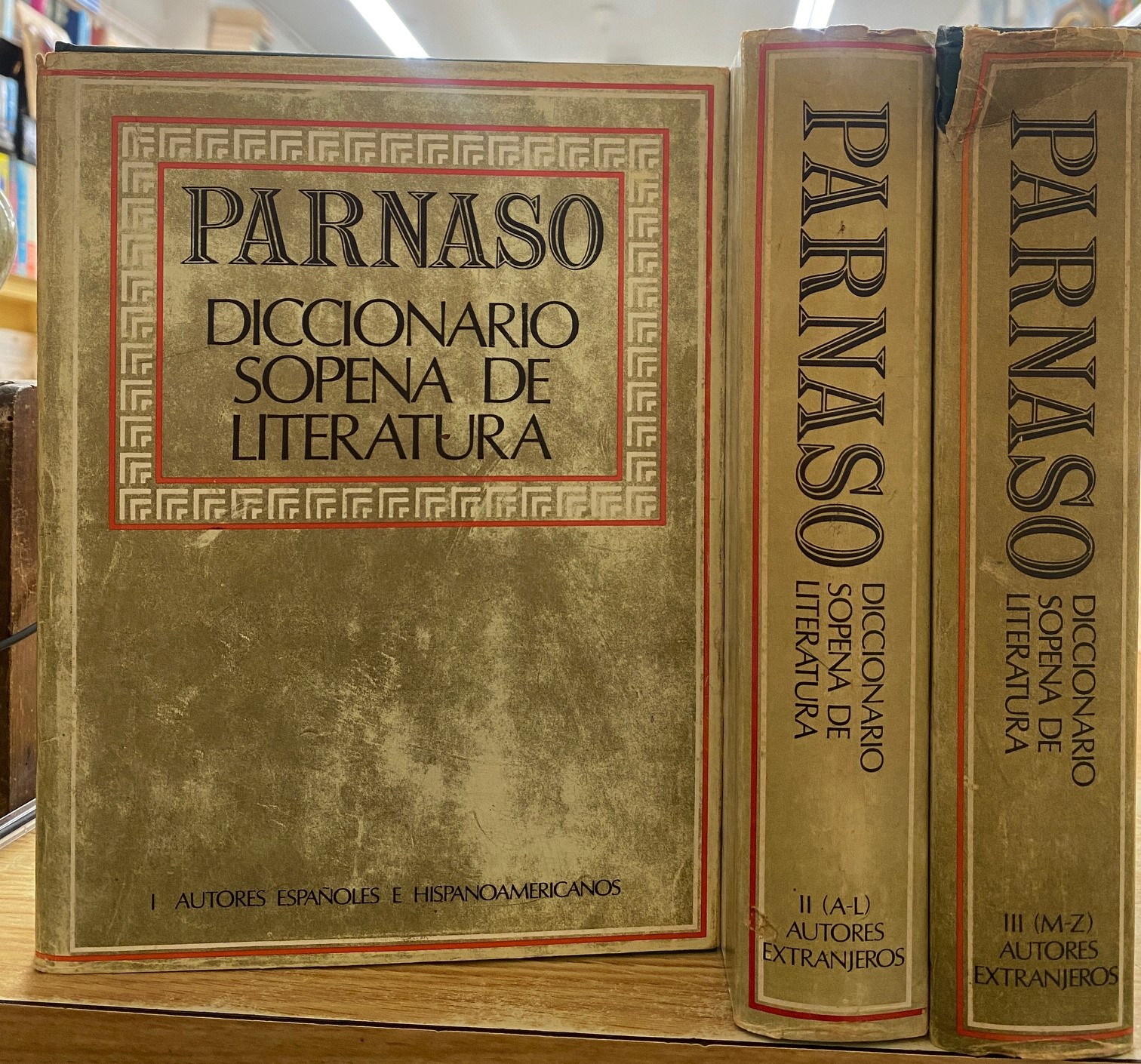 PARNASO. DICCIONARIO SOPENA DE LITERATURA (3 TOMOS)