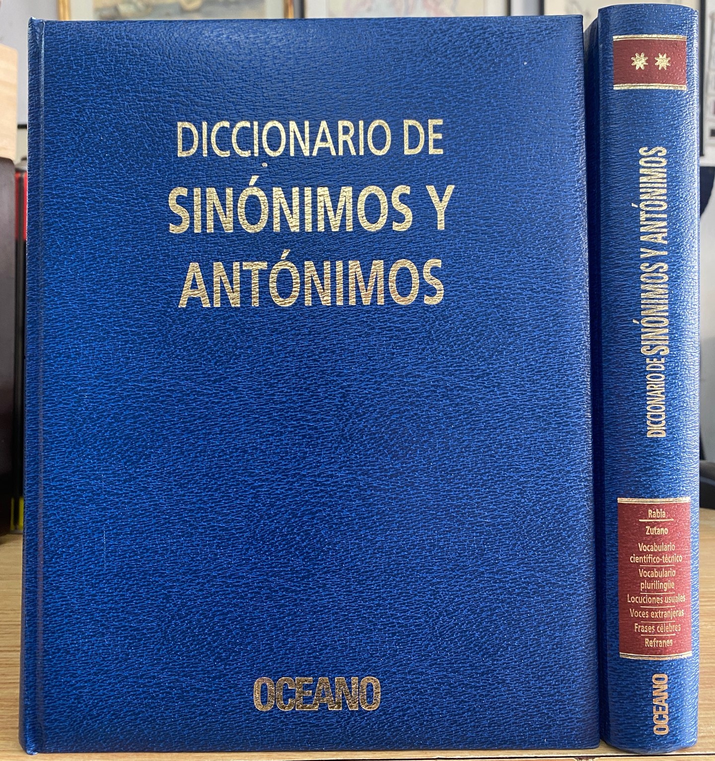DICCIONARIO DE SINÓNIMOS Y ANTÓNIMOS (2 TOMOS)