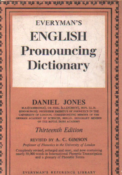 EVERYMAN'S ENGLISH PRONOUNCING DICTIONARY