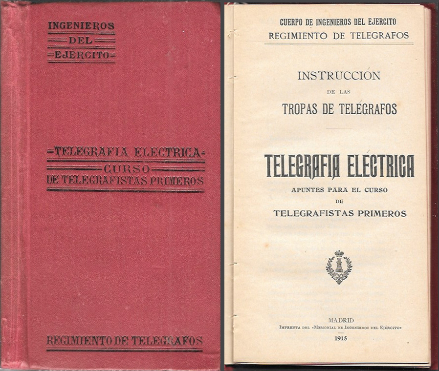 TELEGRAFIA ELECTRICA CURSO DE TELEGRAFISTAS PRIMEROS