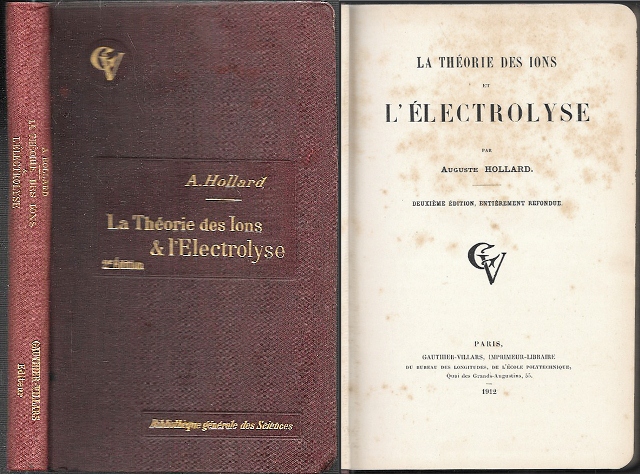 LA THEORIE DES LONS & I'ELECTROLYSE