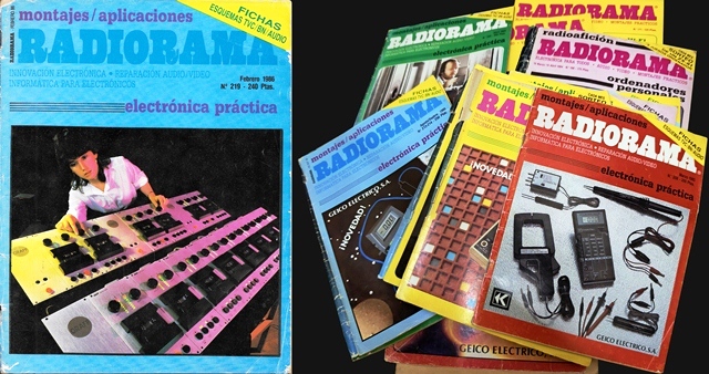 REVISTA RADIORAMA - PRACTICA ELECTRONICA, RADIO, TV., RADIO, HI-FI (a 0,30 € cada revista)