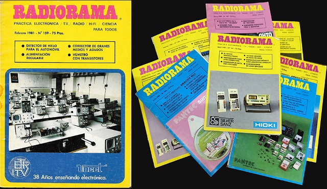 REVISTA RADIORAMA - PRACTICA ELECTRONICA, RADIO, TV., RADIO, HI-FI (a 0,50 € cada revista)