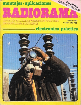 REVISTA RADIORAMA - INNOVACION ELECTRONICA, REPARACION AUDIO/VIDEO E INFORMATICA Nº 207
