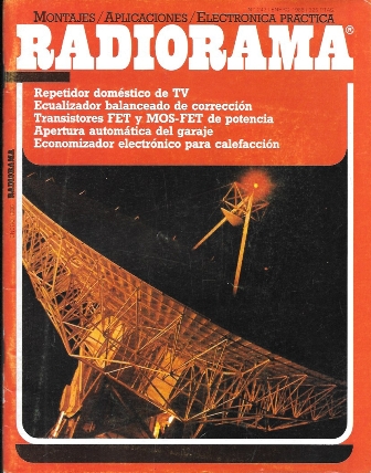 REVISTA RADIORAMA, MONTAJES, APLICACIONES, ELECTRONICA PRACTICA Nº 242 ENERO 1988
