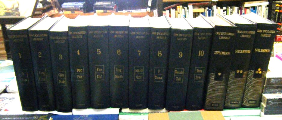 GRAN ENCICLOPEDIA LAROUSSE. 10 VOLÚMENES + 3 PRIMEROS SUPLEMENTOS